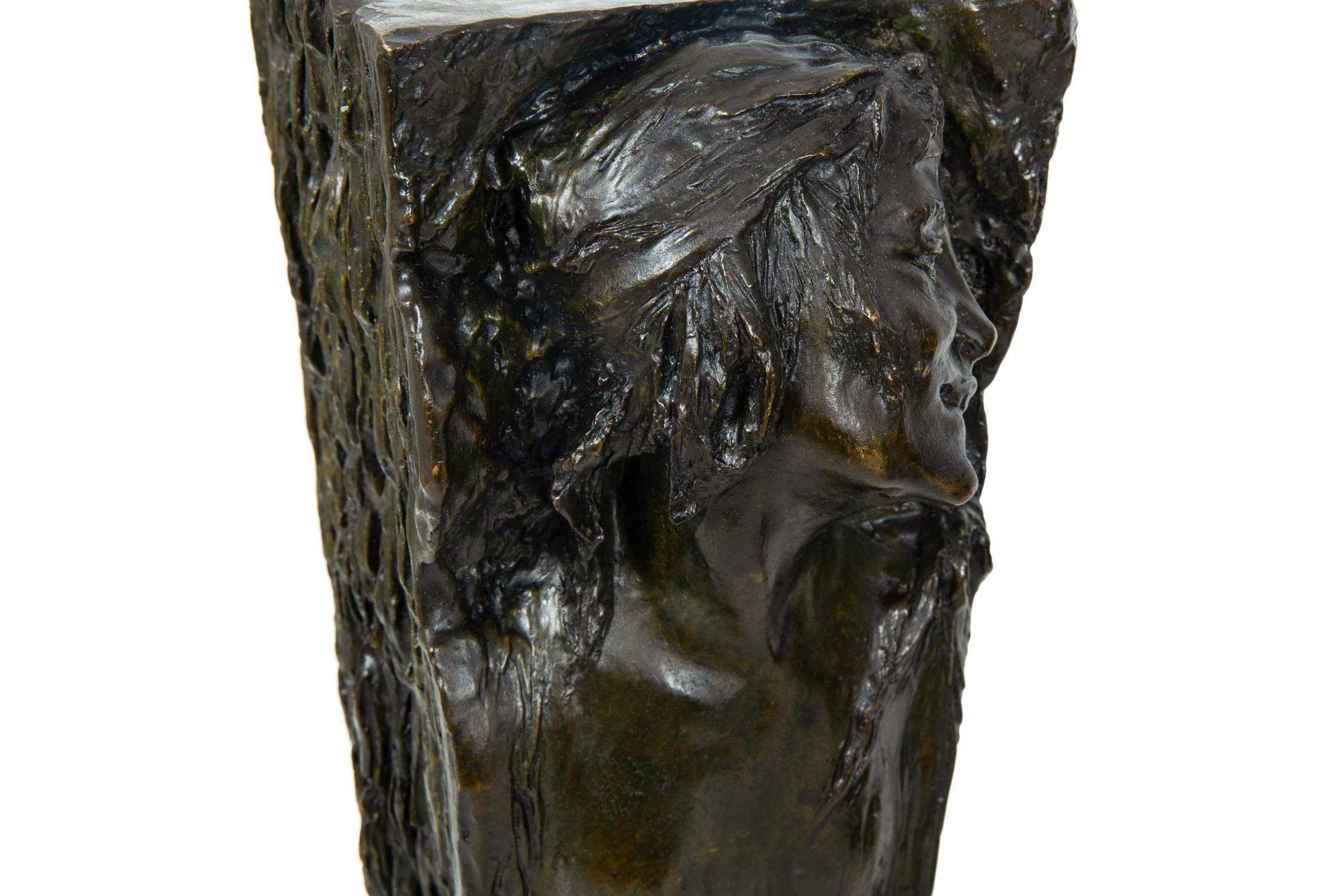Pair of American Art Nouveau Vases 