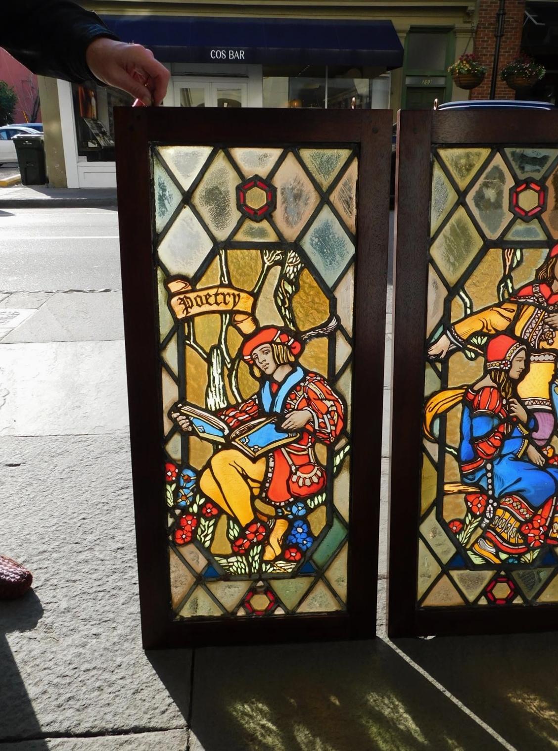 stained glass couple