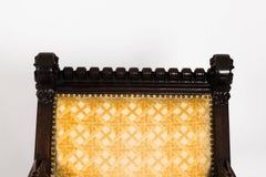 Pair of American Gothic Revival Armchairs by Daniel Pabst, circa 1878