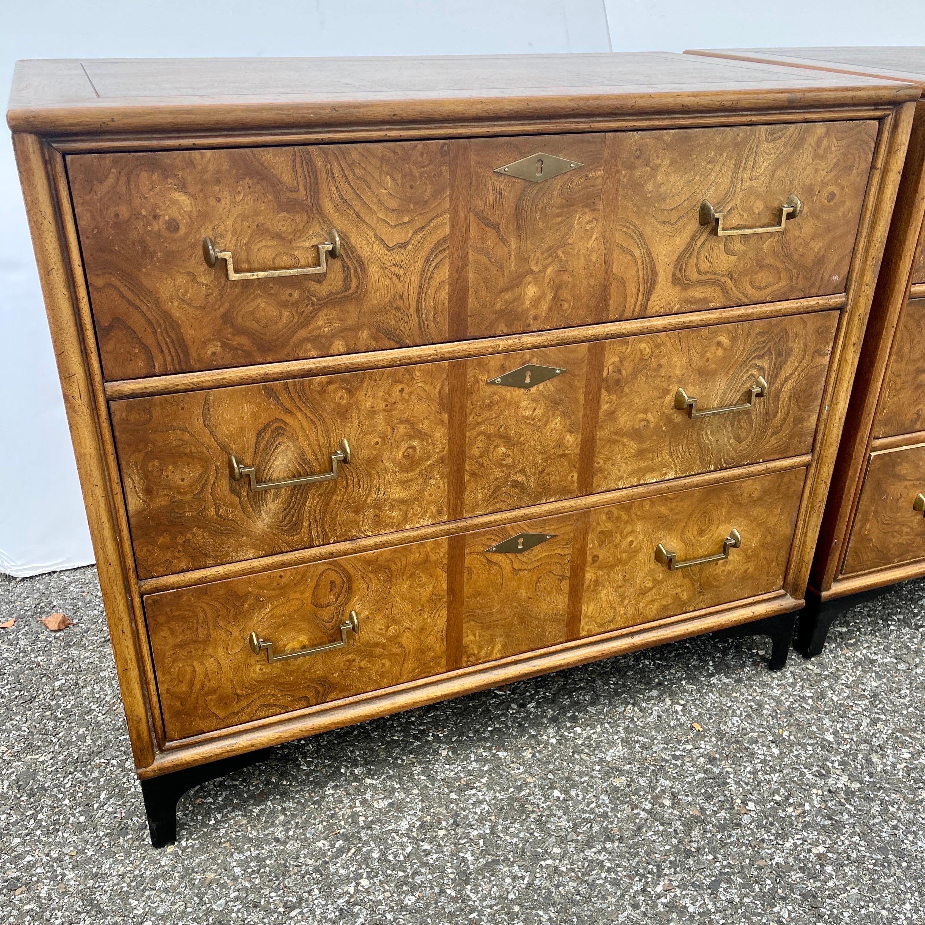 Pair of American Mid-Century Mastercraft Chests of Drawers 3