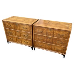 Pair of American Mid-Century Mastercraft Chests of Drawers