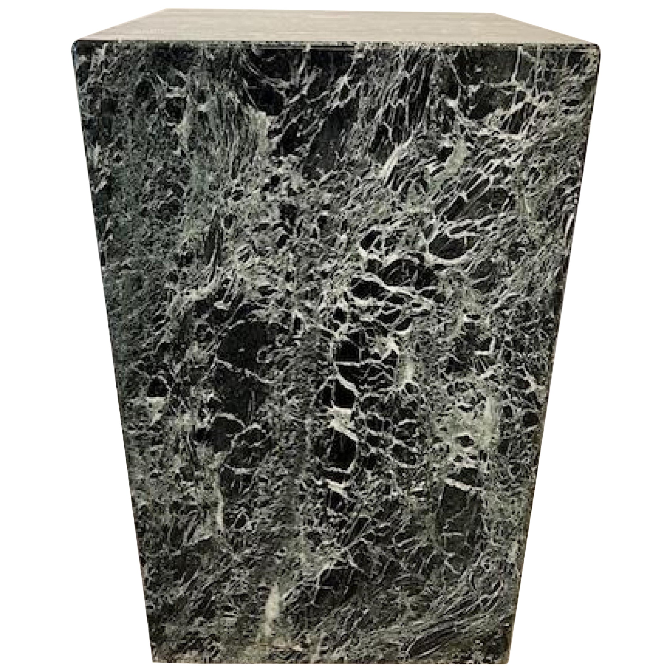 Pair of American Mid-Century Rectangular Marble Pedestals For Sale
