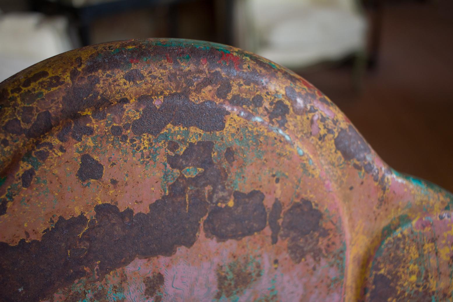 Pair of American Midcentury Iconic Metal Porch Chairs 1