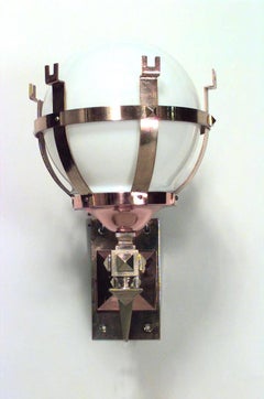 Pair of American Mission Bracket Wall Sconces