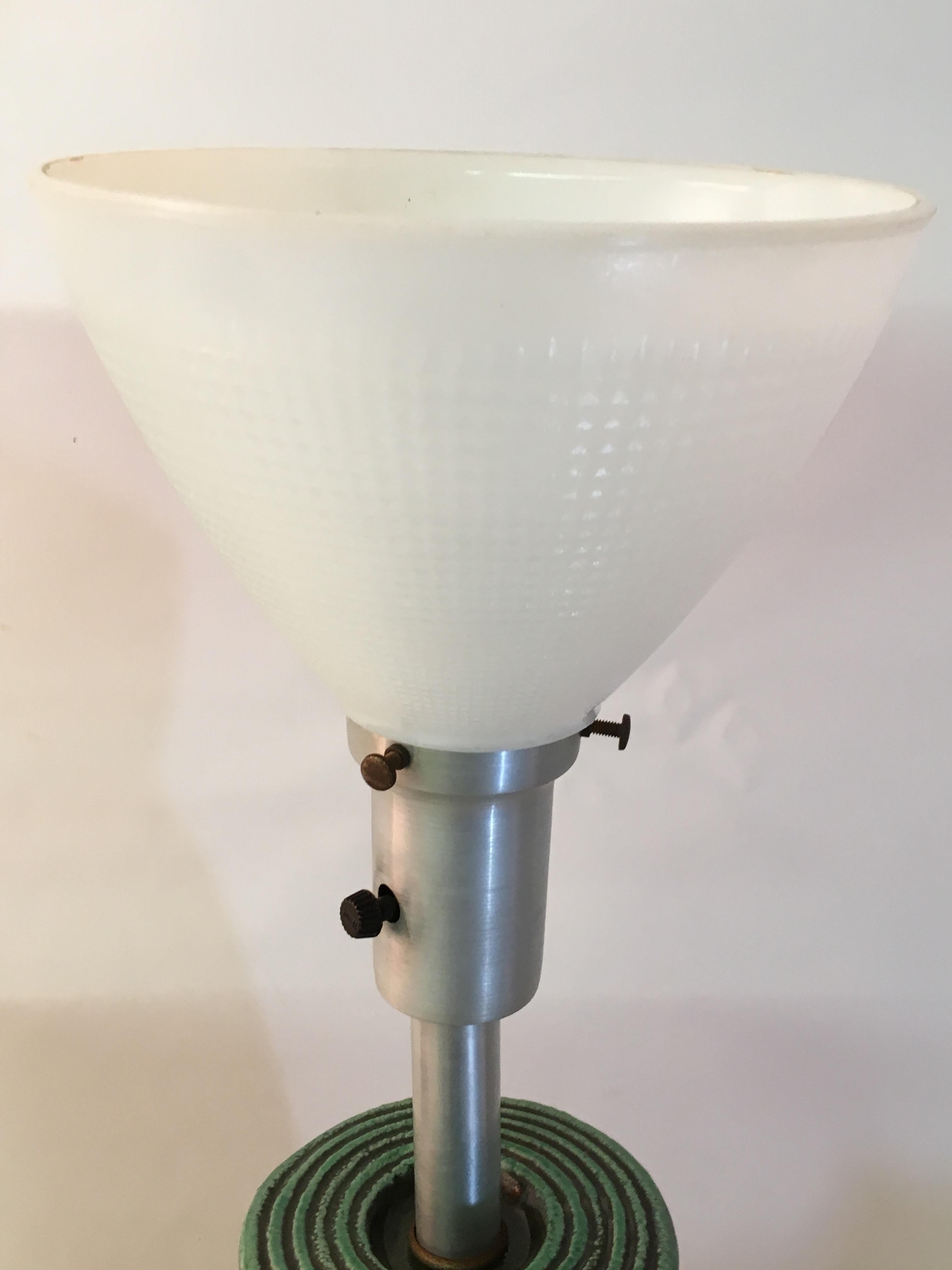 Pair of American Modern Ceramic Kelby Table Lamps 3