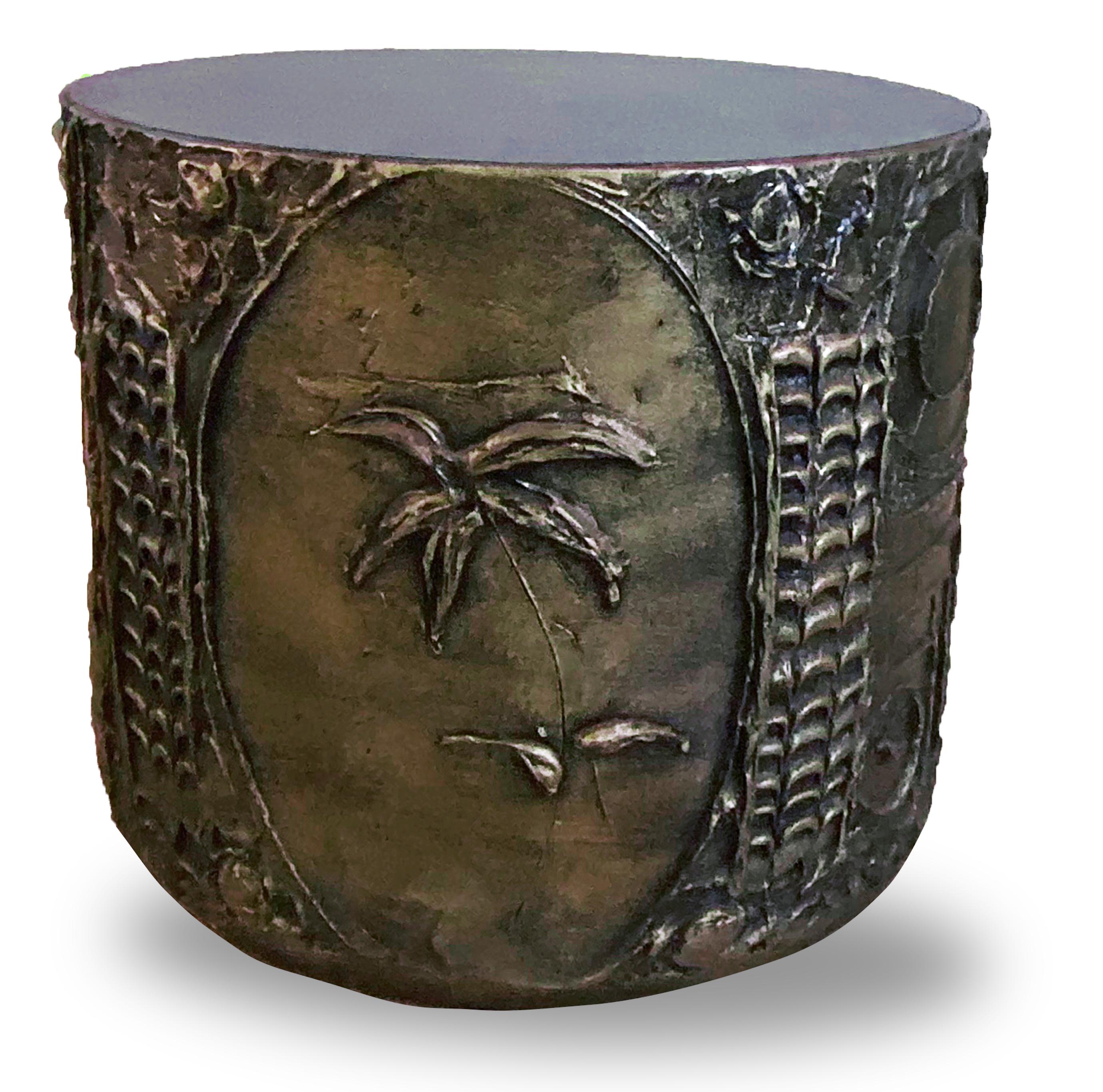 Pair of American Modern Drum Side Tables, Adrian Pearsall In Good Condition In Hollywood, FL
