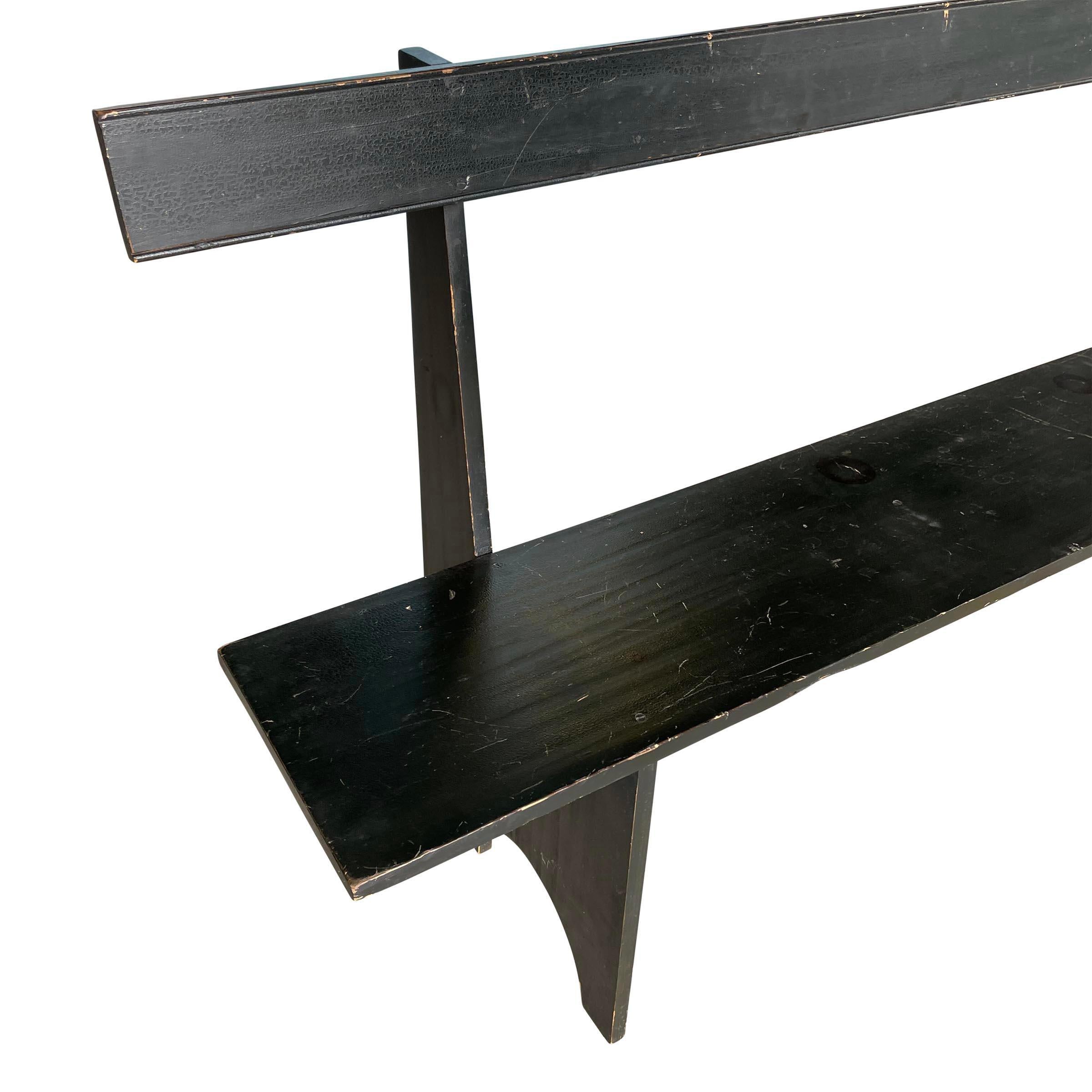 Pair of American Modernist Shaker-Inspired Benches For Sale 4