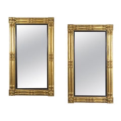 Pair of American Neo-Classical Pier Mirrors