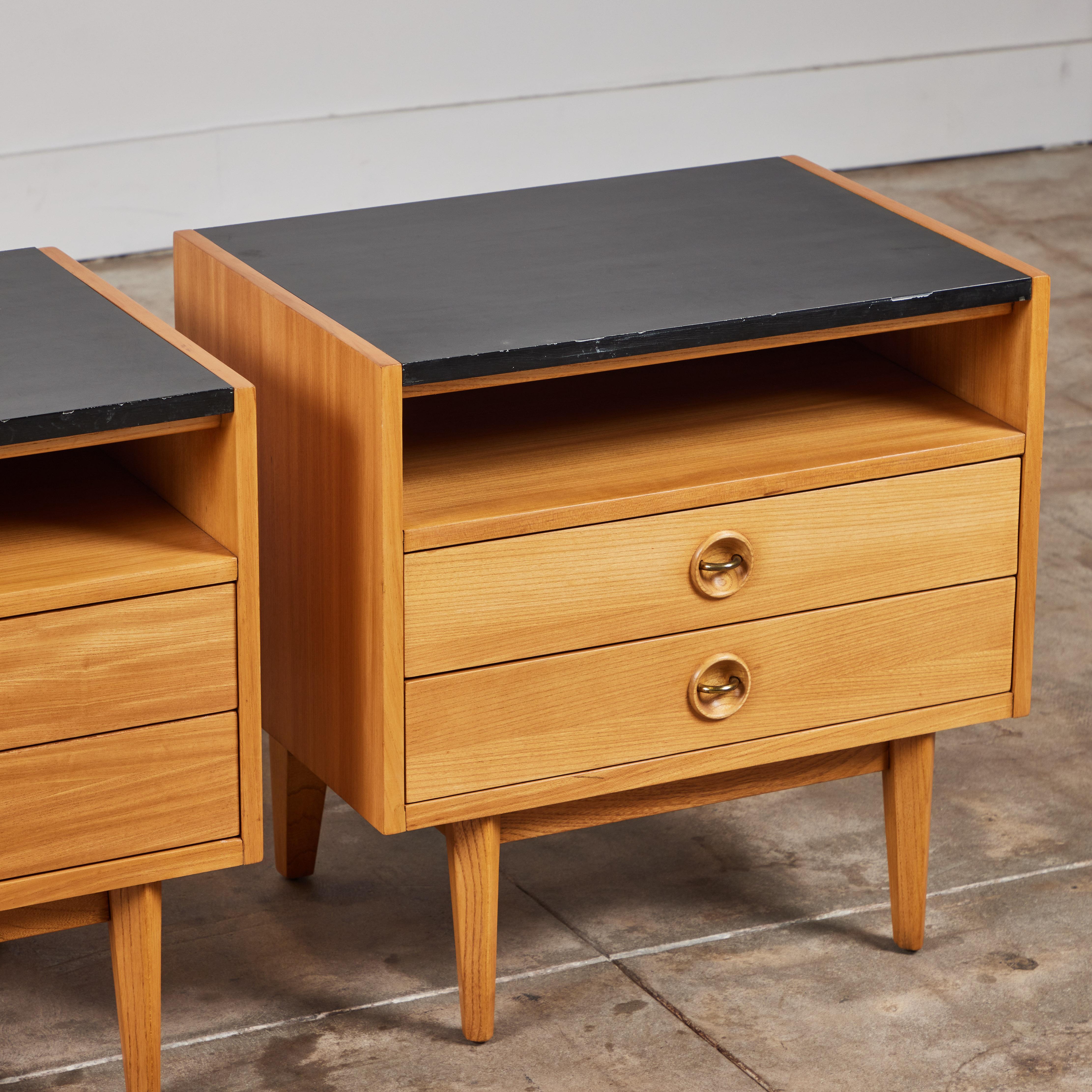Pair of American of Martinsville Nightstands For Sale 6