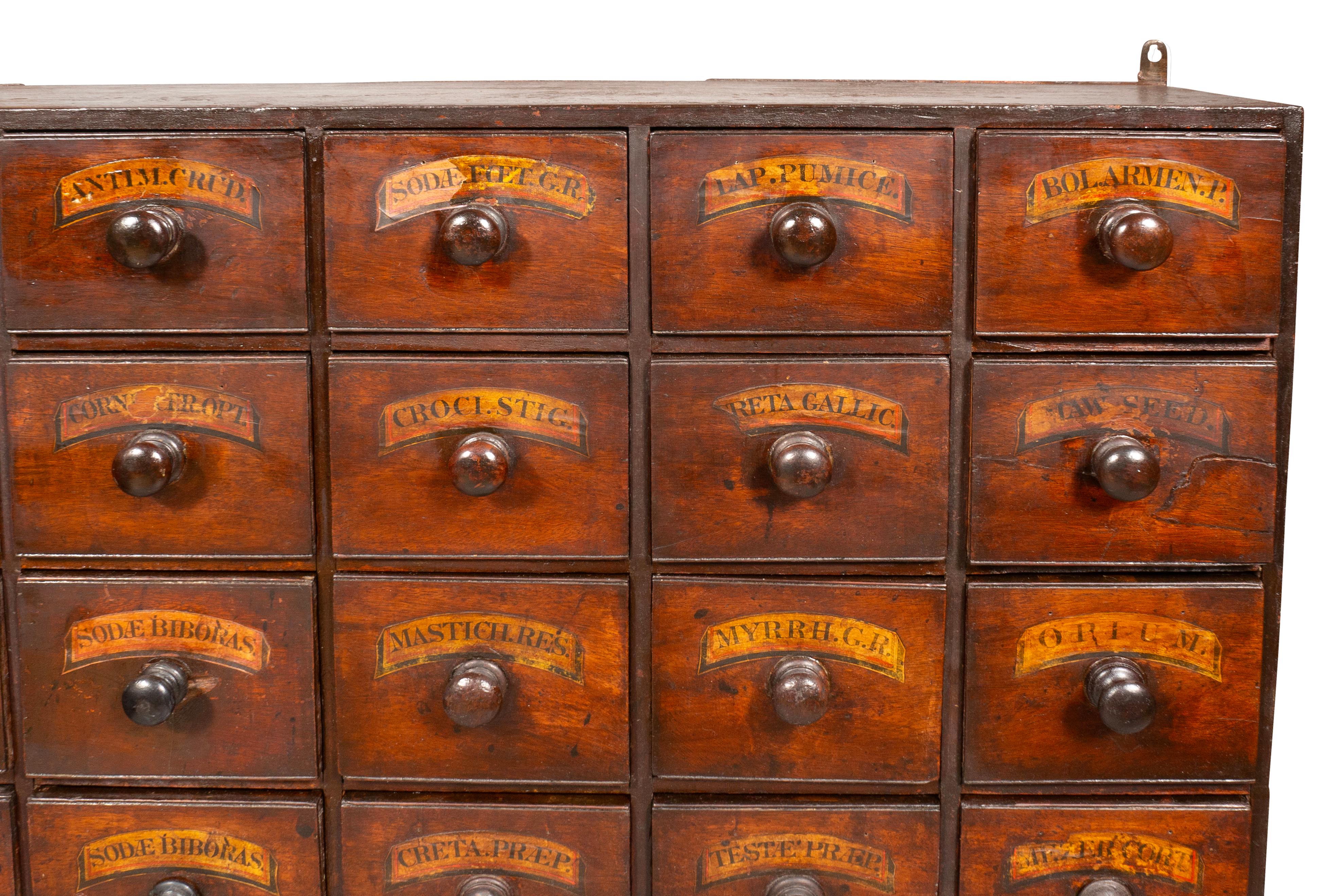 Pair Of American Pine Apothecary Chests For Sale 1