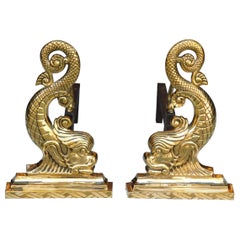 American Empire Andirons