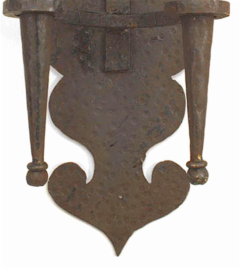 medieval torch sconce