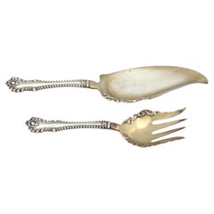 Paar amerikanische Sterling Silver Serving Pieces