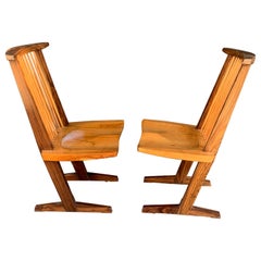 Pair of American Studio Conoid Chairs