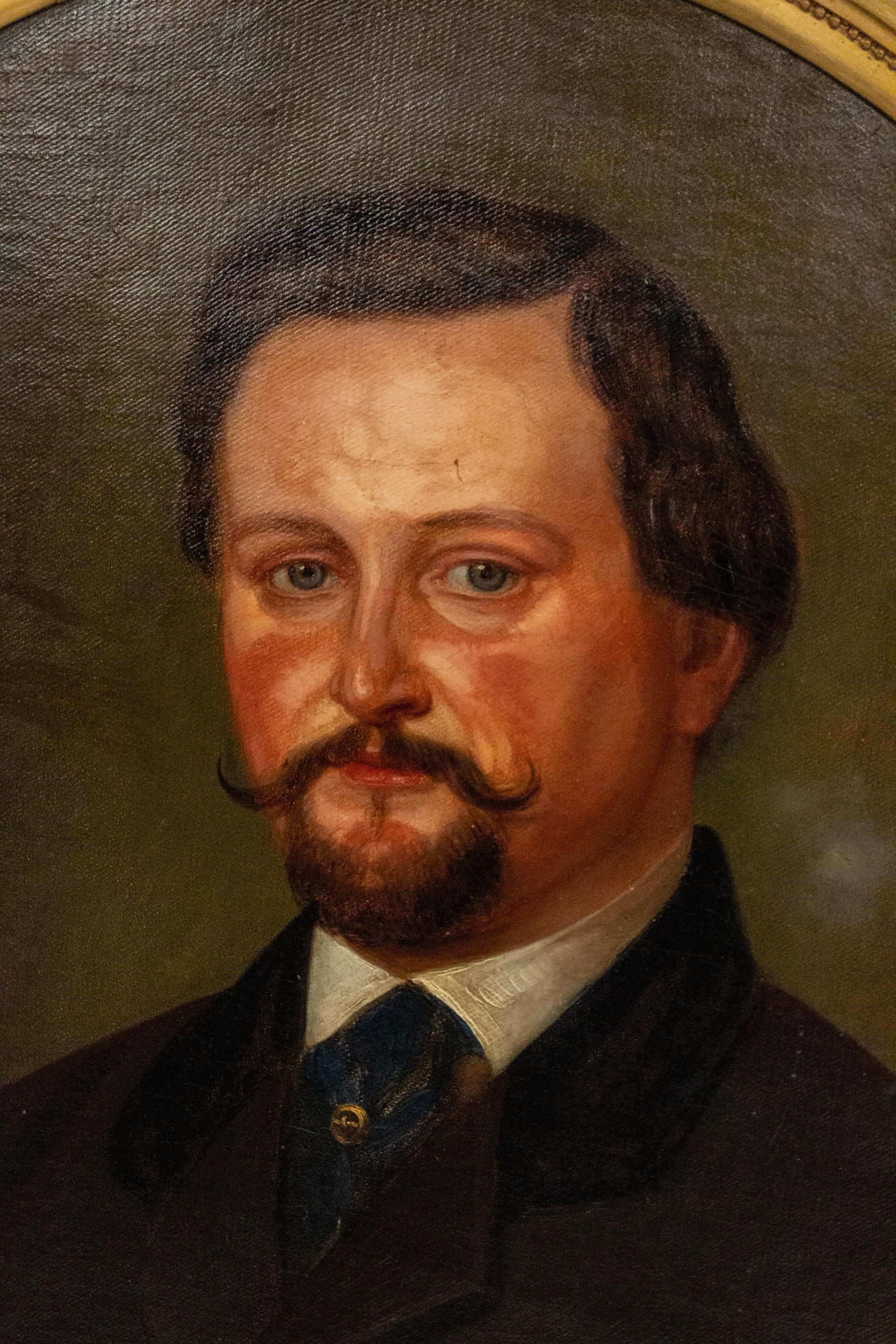 victorian oval portrait