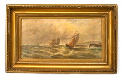 Pair of American Victorian Seascape Paintings