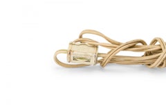 Pair of American Victorian Style Red and Clear Cut Crystal and Glass Table Lamps