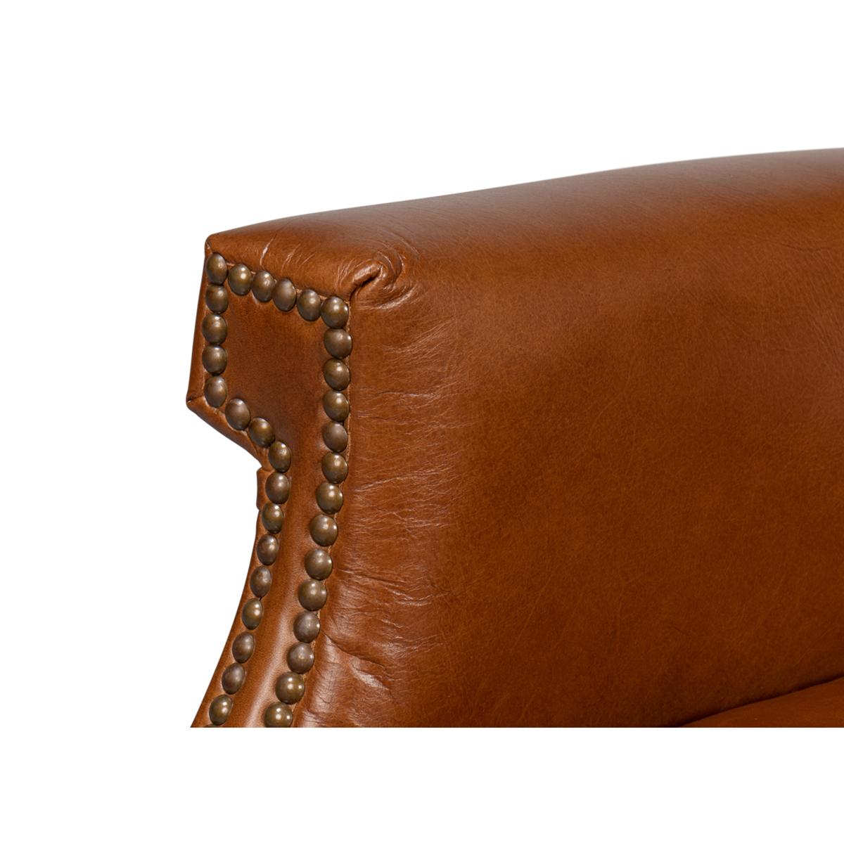 Pareja de sillones de cuero del oeste americano Cuero en venta