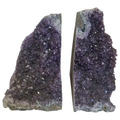 Pair of Amethyst Bookends