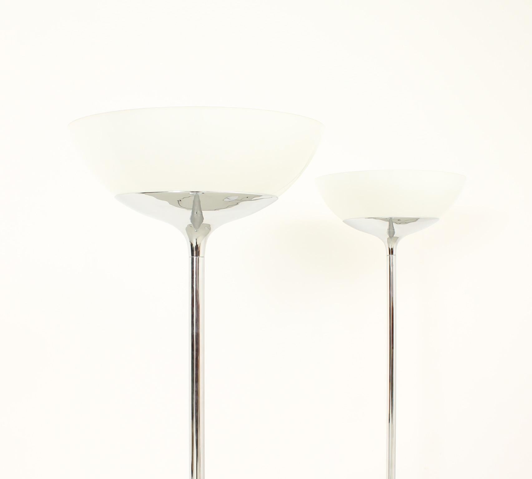 Mid-Century Modern Pair of Aminta Floor Lamps by Emma Scheinberger, Italy, 1966 For Sale
