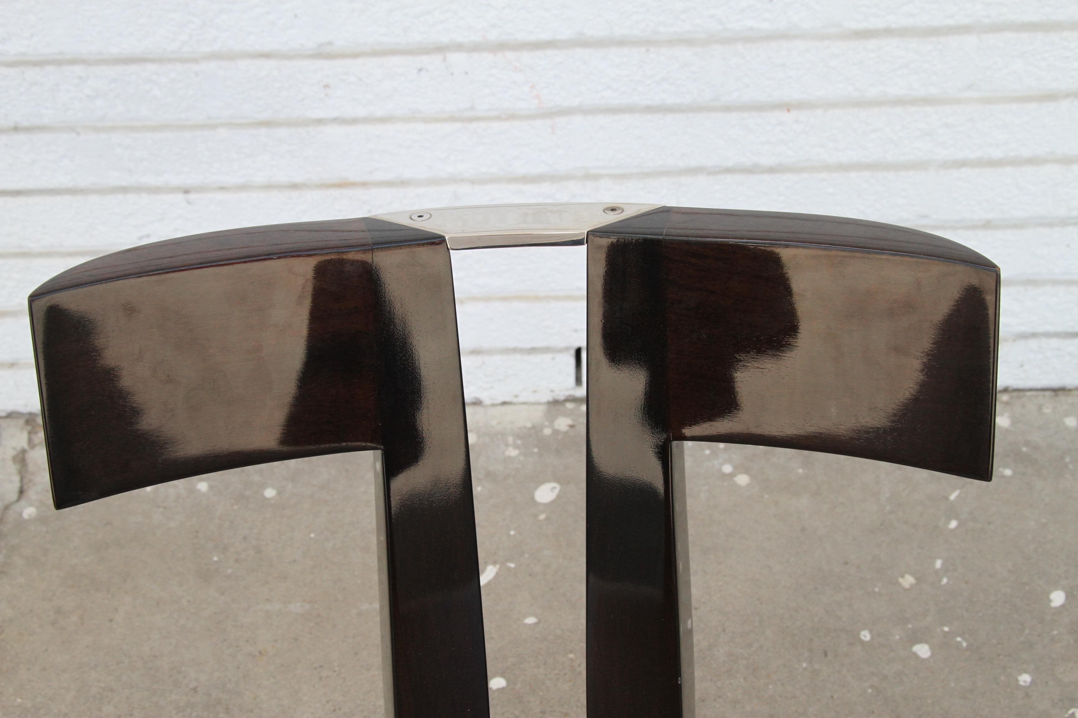 Pair of Amlash Side Chairs by Mirak For Sale 8