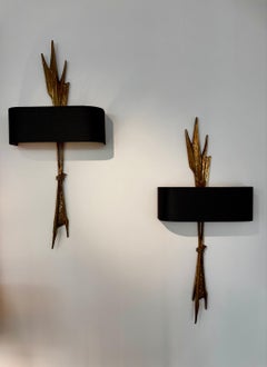 Pair of Amour Ardent Sconces by Félix Agostini