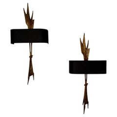 Pair of Amour Ardent Sconces by Félix Agostini