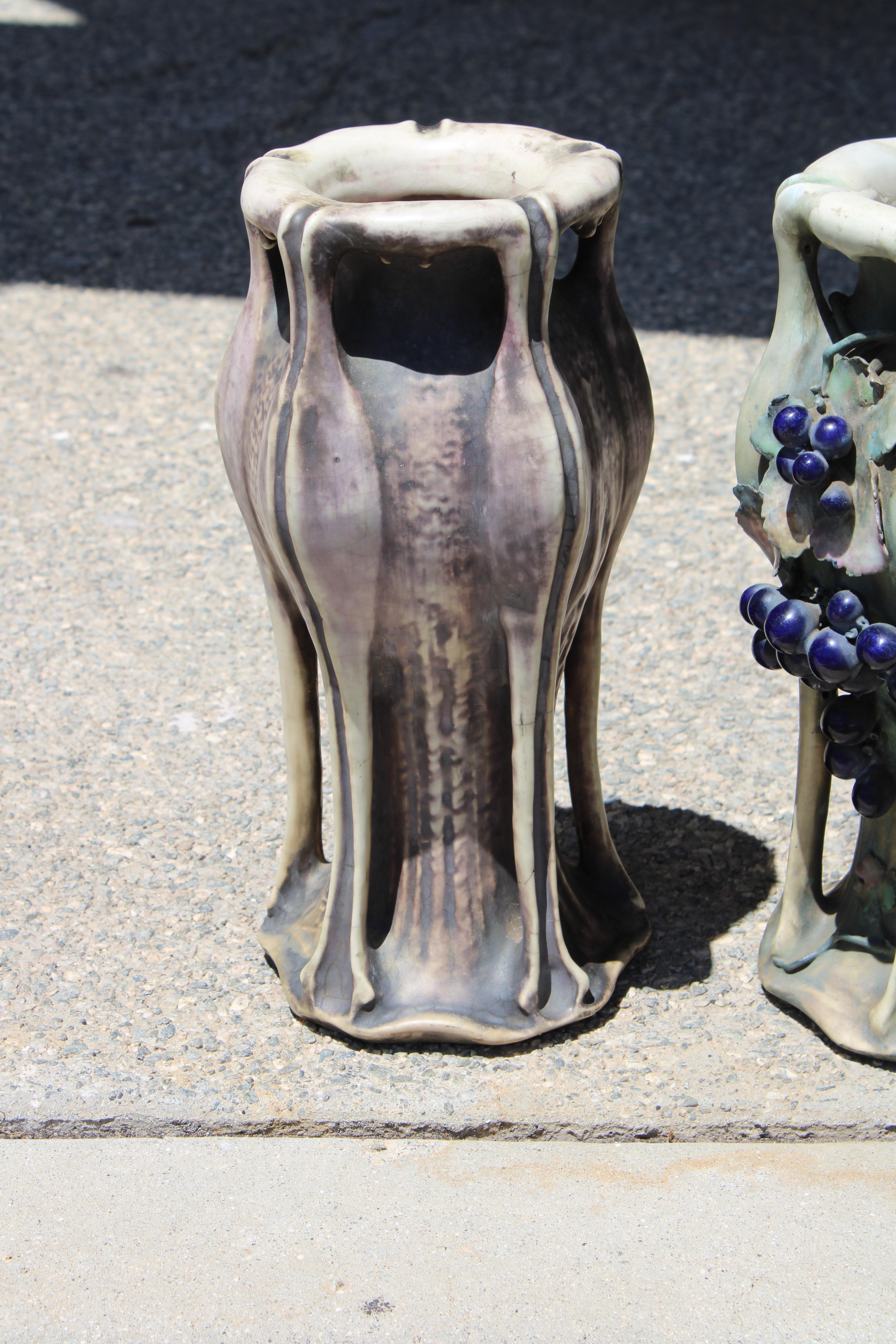Pair of Amphora EDDA Vases by Fritz Eichmann In Good Condition In Palm Springs, CA