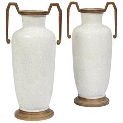 Pair of Amphora Vases