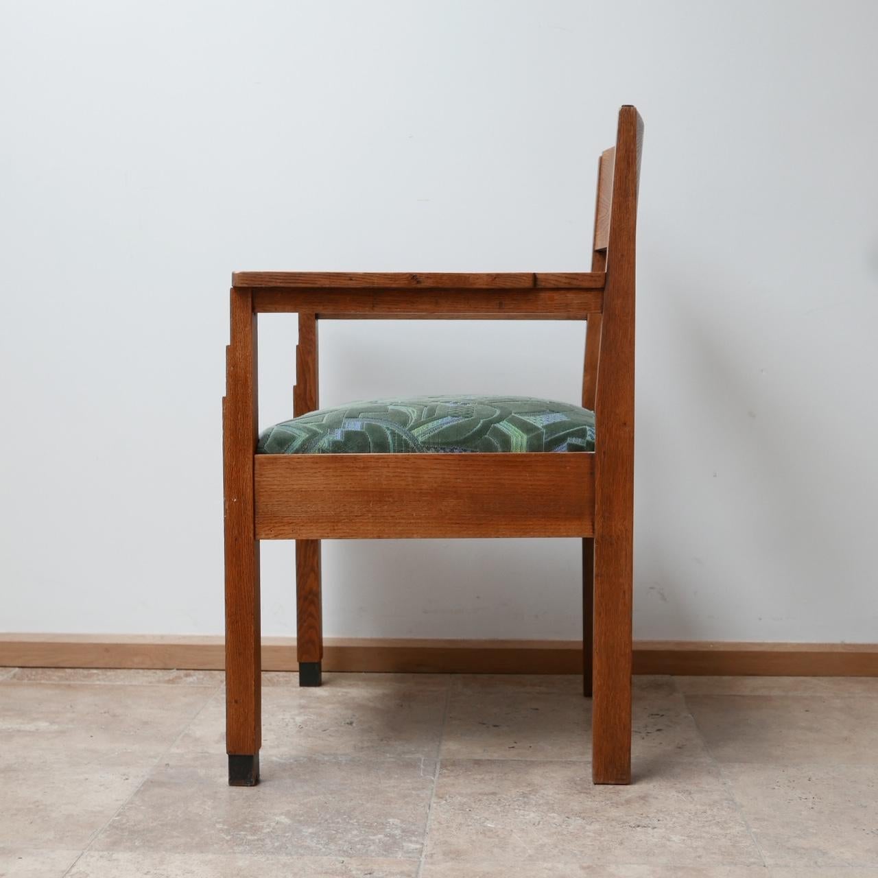 Ein Paar Art-Déco-Sessel der Amsterdamer Schule im Angebot 8