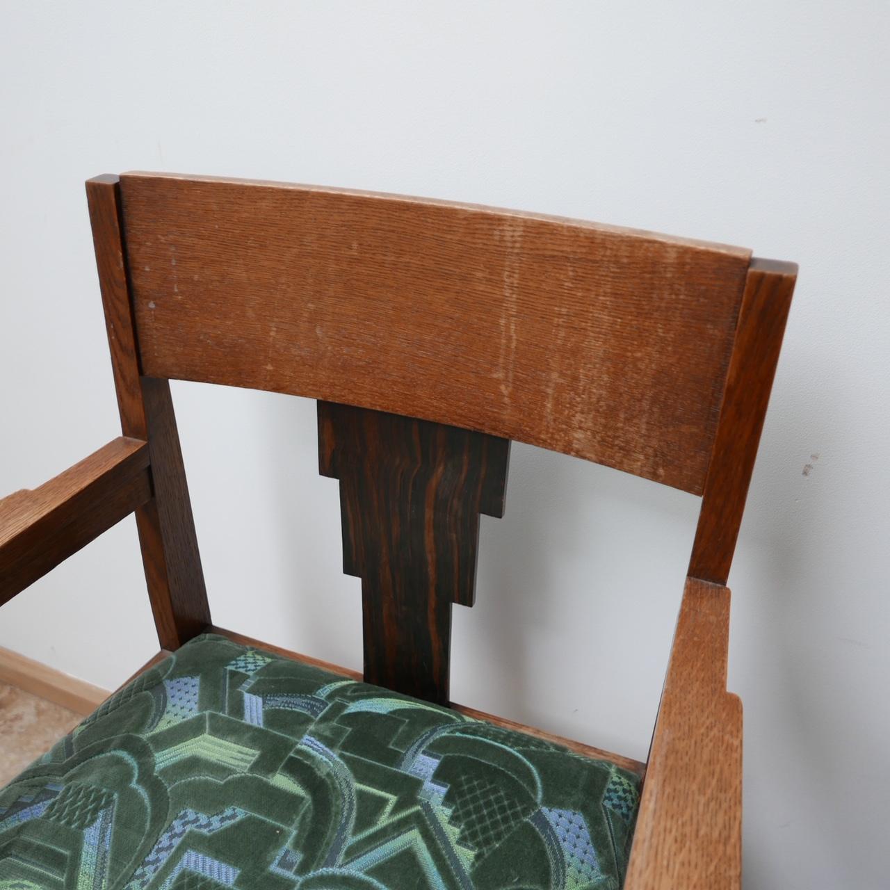 Ein Paar Art-Déco-Sessel der Amsterdamer Schule im Zustand „Gut“ im Angebot in London, GB