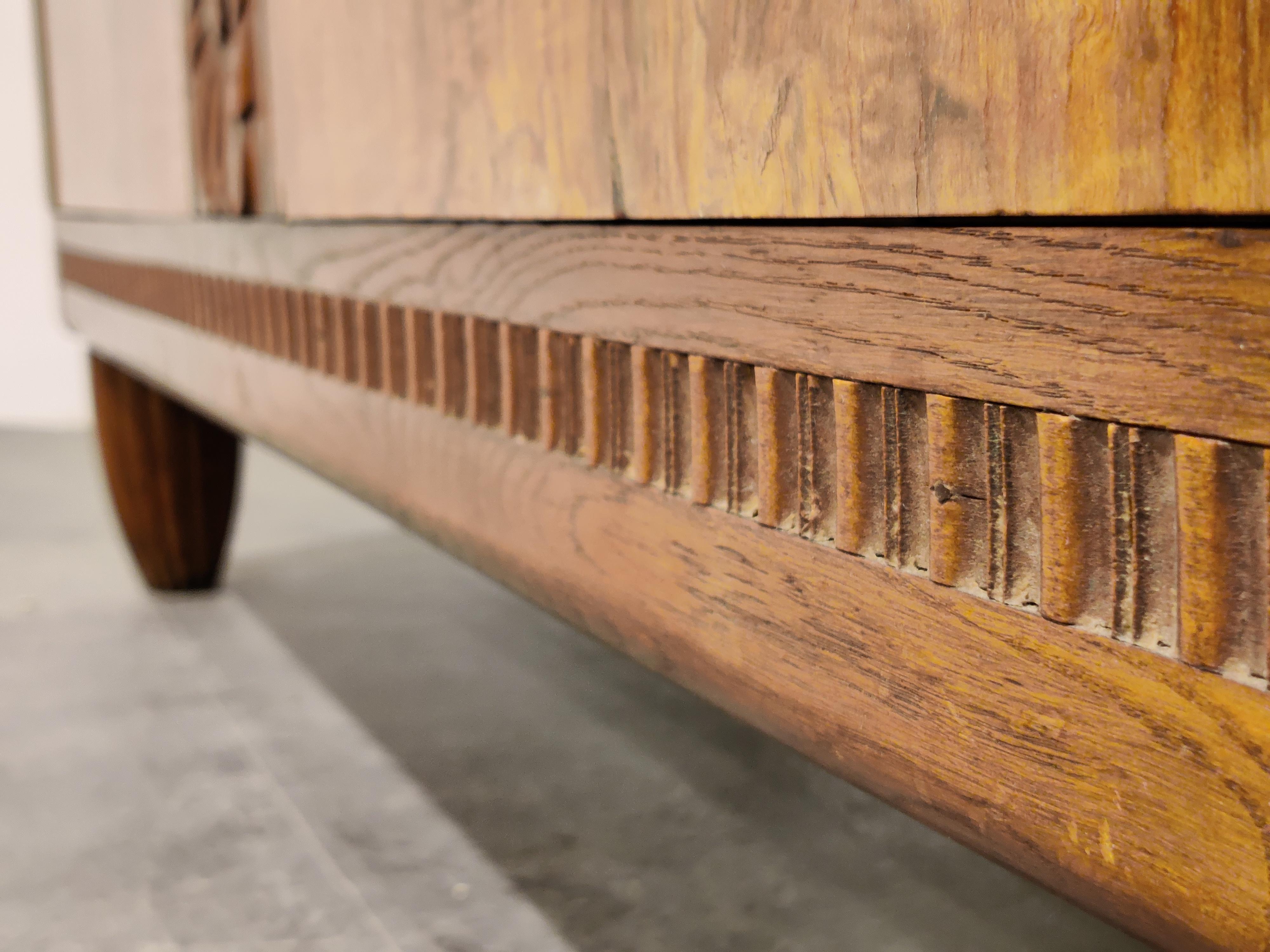 Pair of Amsterdam School Cabinets, 1930s 9