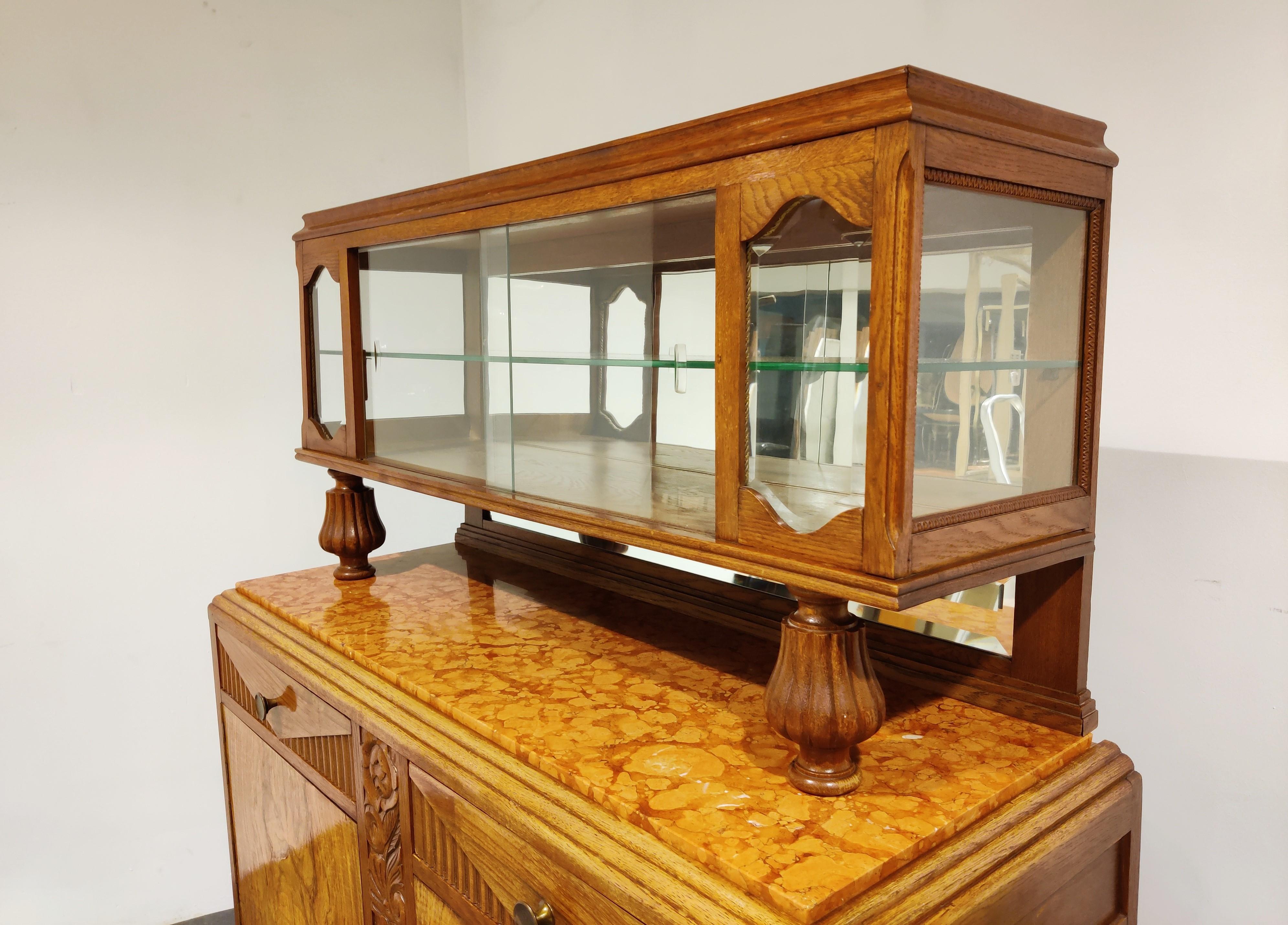 Dutch Pair of Amsterdam School Cabinets, 1930s