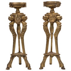 Antique Pair of Ancient Tripods, France, 19th Century