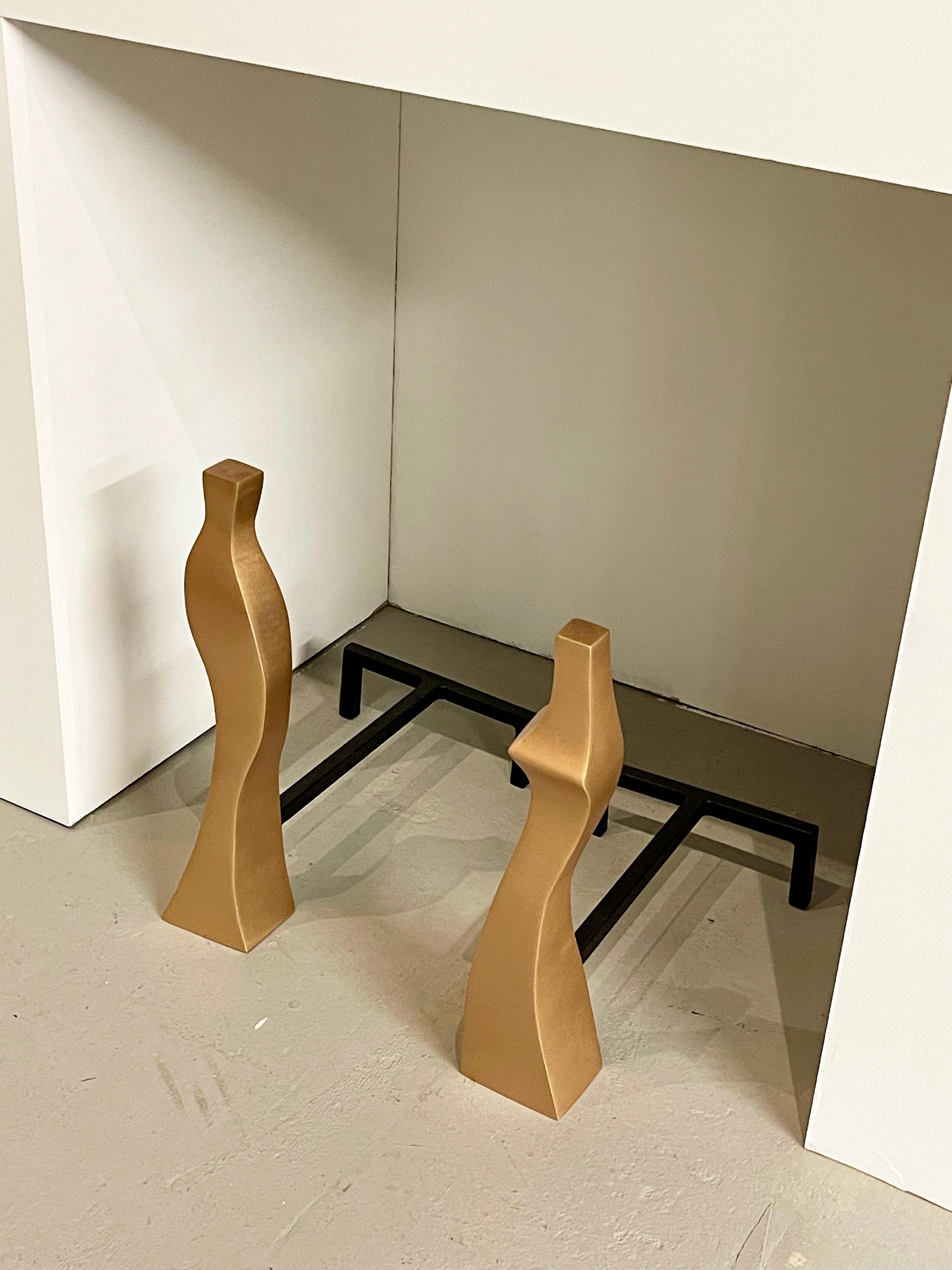 Francese Coppia di candelabri in bronzo 