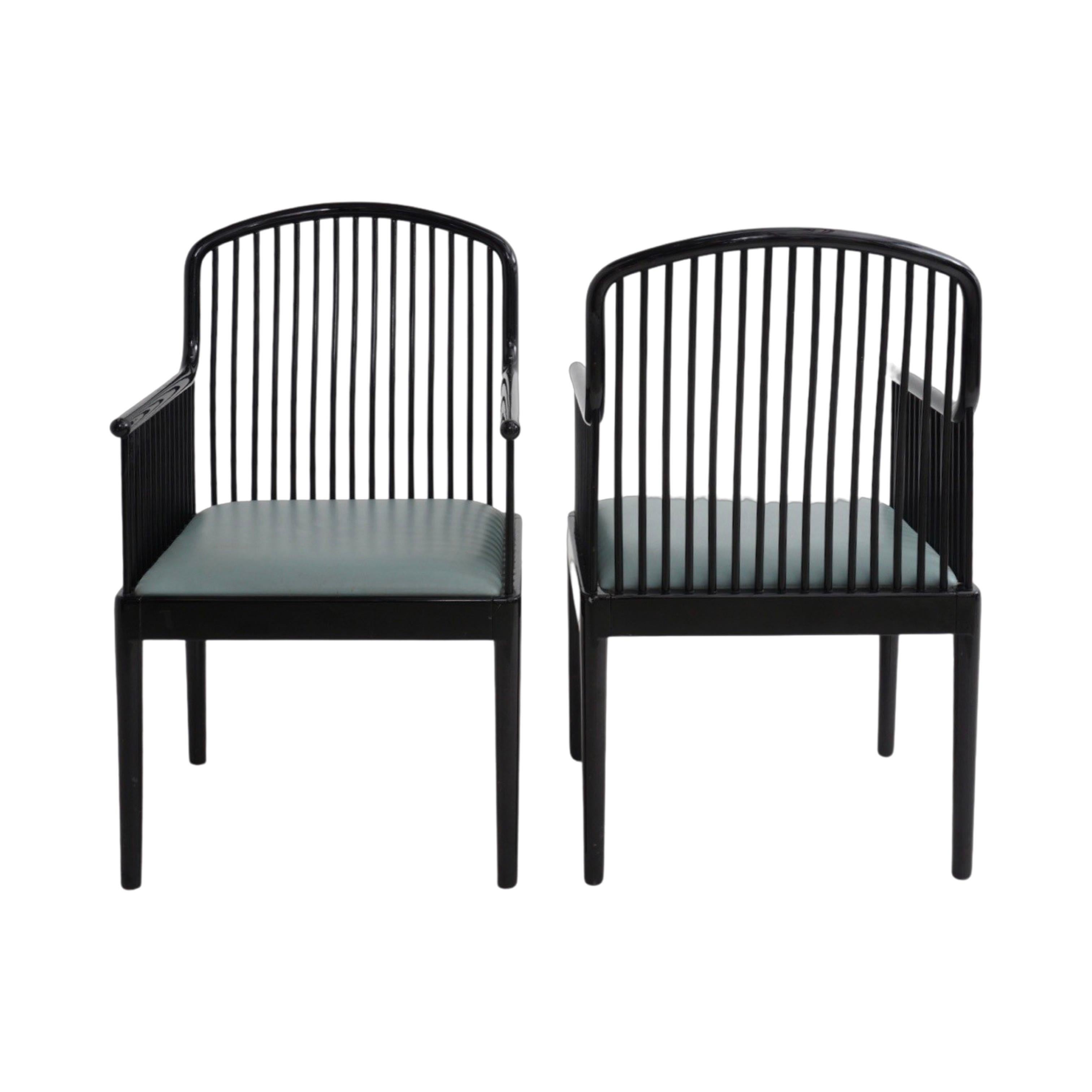 Pair of Andover Lacquered Chairs by Stendig, 1980s 1