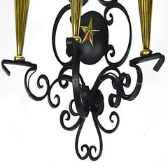 Pair of Andre  Arbus Sconces