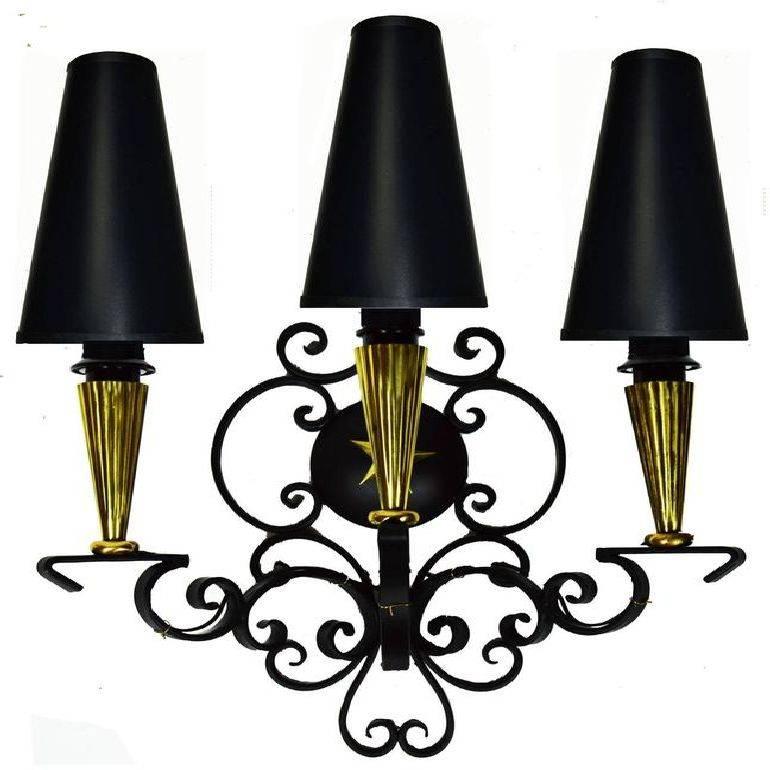 Other Pair of Andre  Arbus Sconces For Sale
