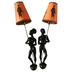 Pair of Andre Carli Sconces