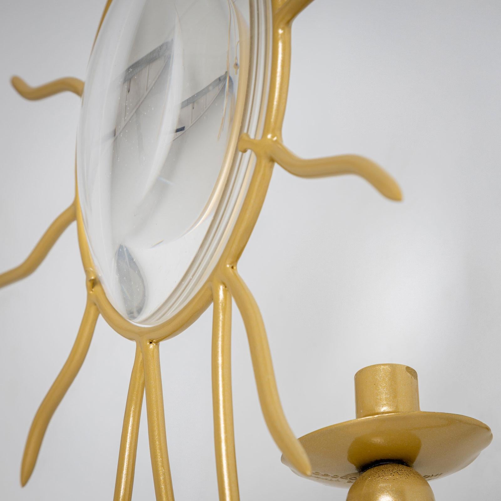 Pair of André Dubreuil (*1951) ‘Soleil’ Wall Appliqués, France, designed in 1987 For Sale 2