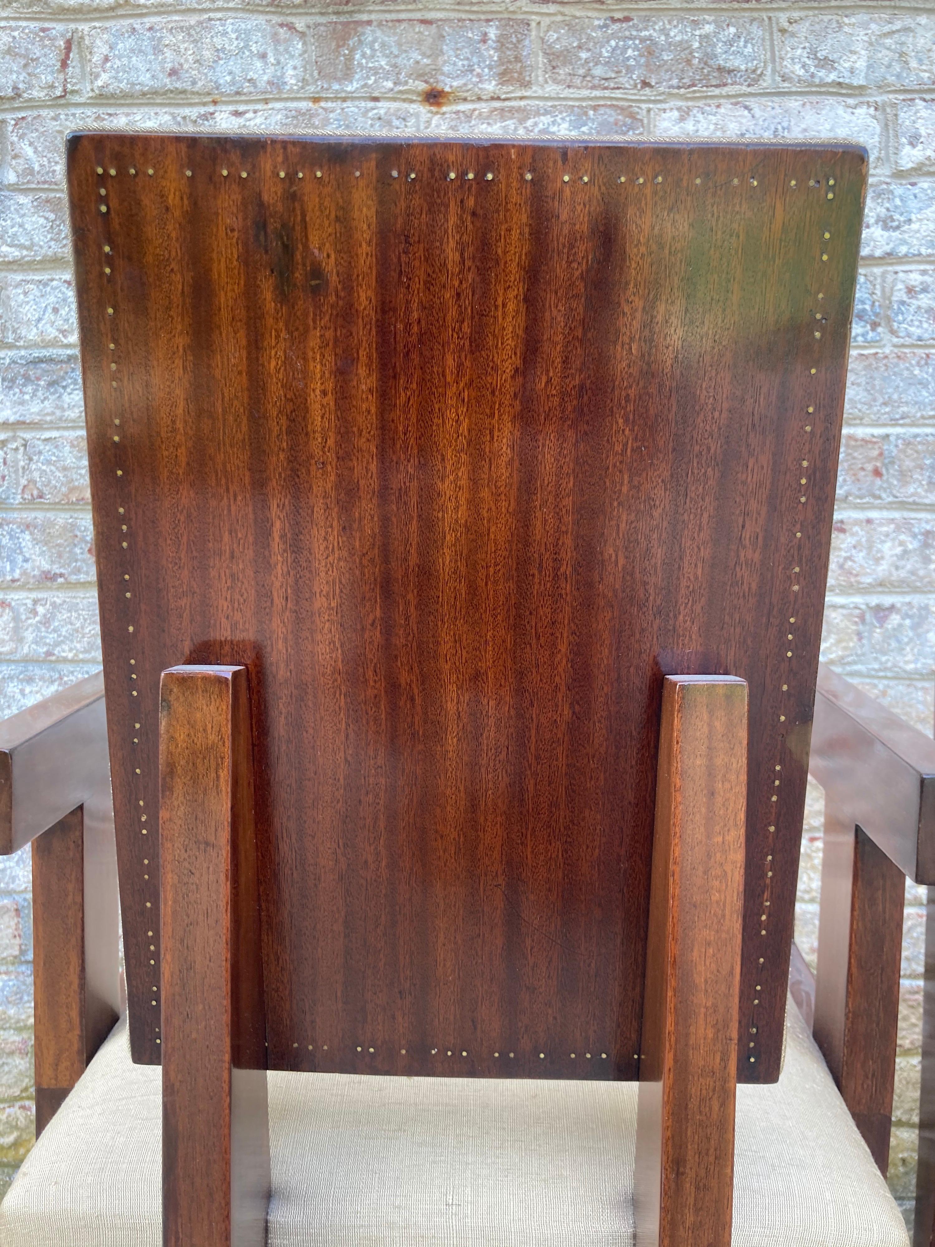 Ein Paar Andre Sornay-Sessel (Holz) im Angebot