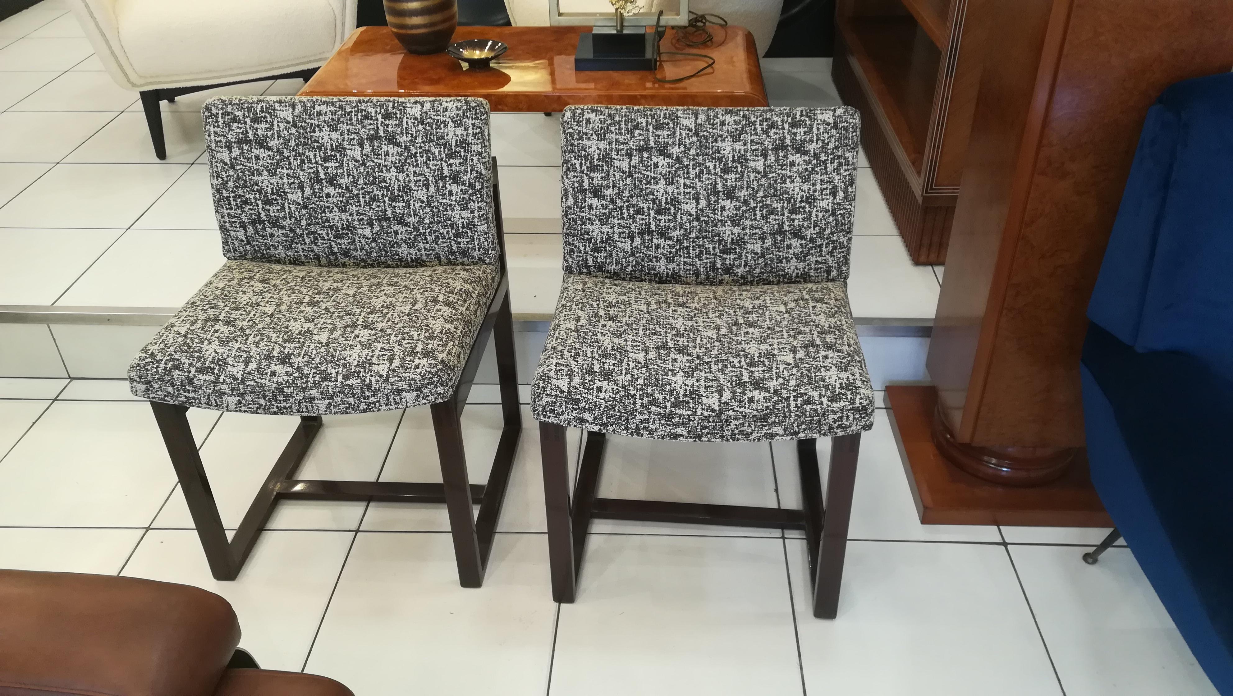 Pair of Andre Sornay seats, circa 1950 (original fabric in perfct condition).