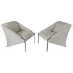Pair of Andree Putman Lounge Chairs