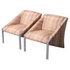 Pair of Andree Putman Lounge Chairs