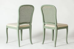 Ängby Side Chairs by Axel Einar Hjorth, Rattan & Wood, Sweden, 1932