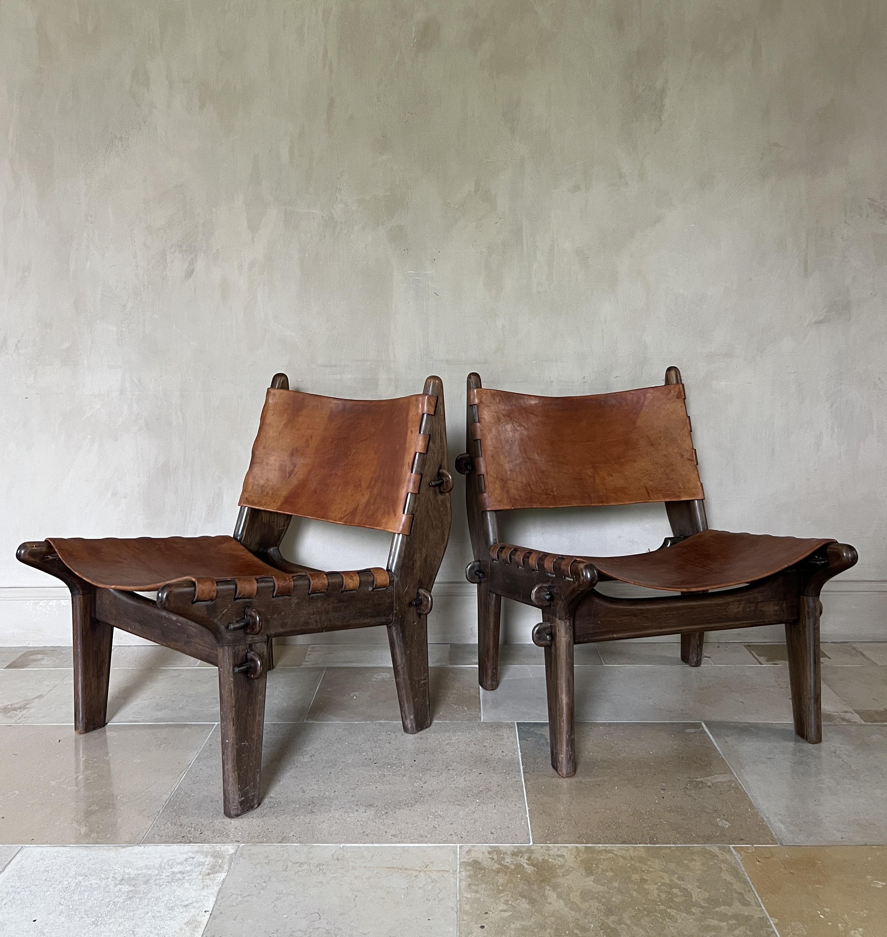 Mid-Century moderno Coppia di sedie a sdraio Angel Pazmino in vendita