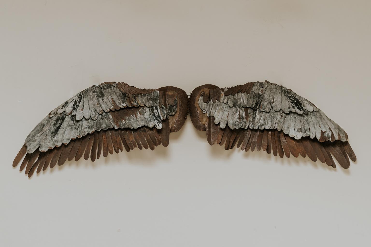 Quirky, poetic, unusual, this pair of angel wings was made, circa 1900 in France,
highly decorative and a rare find.