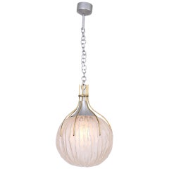 Pair of Angelo Brotto Ceiling Lights, circa 1960