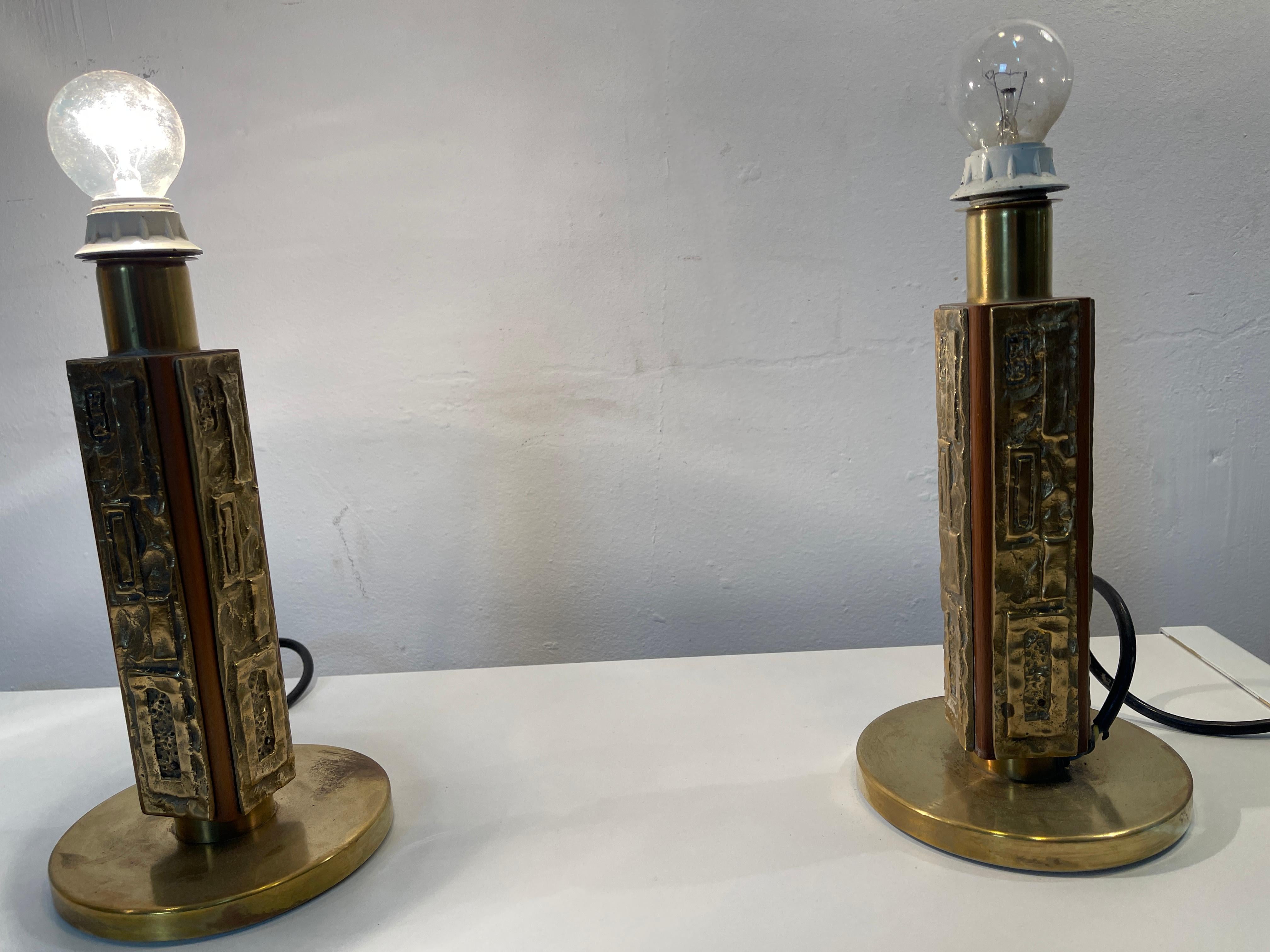 Pair of Angelo Brotto Lamps Mod, Margot In Good Condition In Catania, IT