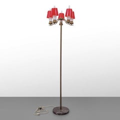 Pair of Angelo Lelii for Arredoluce Monza Floor Lamps Model #12634